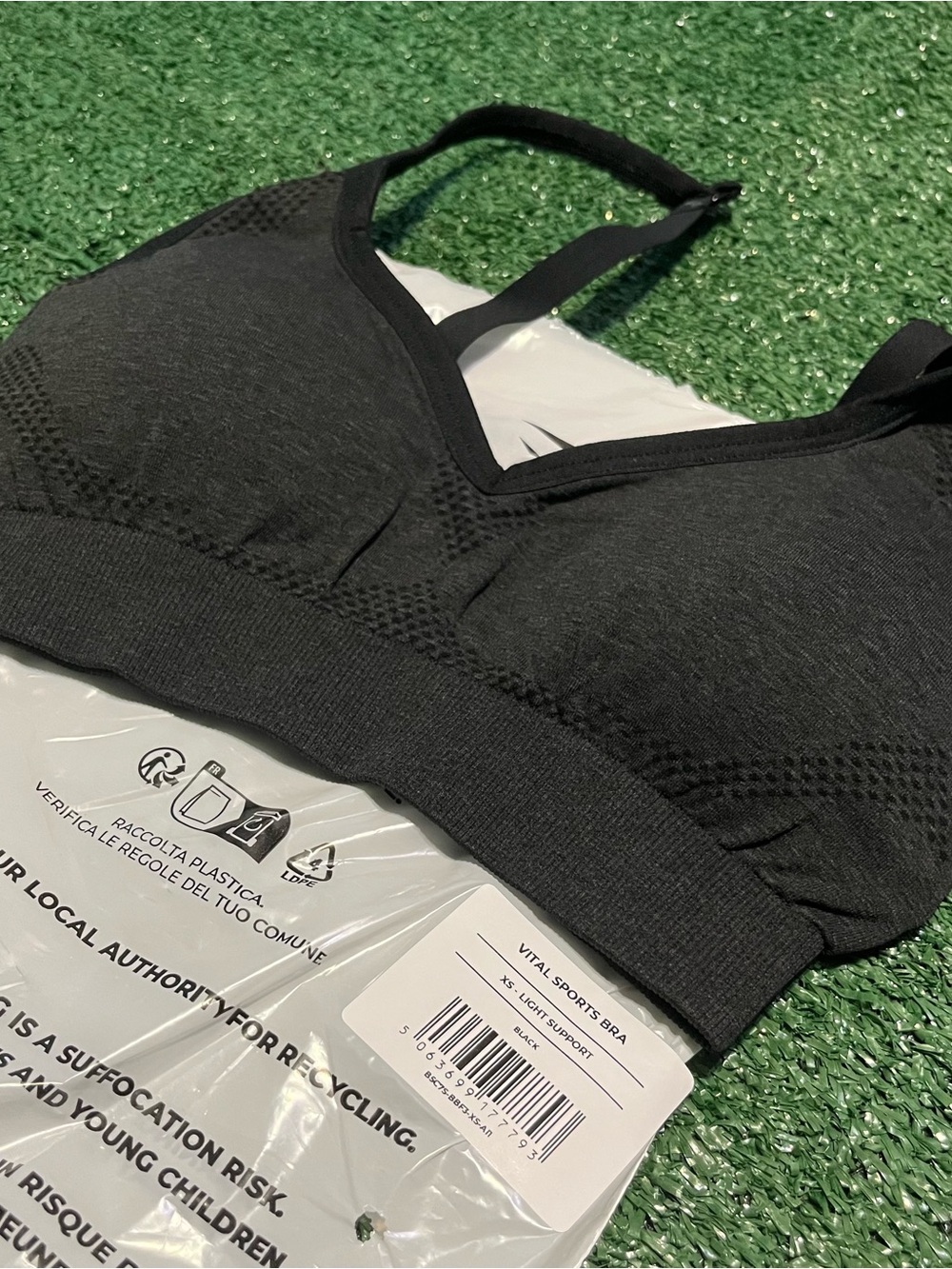 Gymshark Vital Seamless Sports Bra - Black